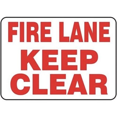 Accuform FIRE LANE Safety Sign KEEP CLEAR MVHR498XT MVHR498XT